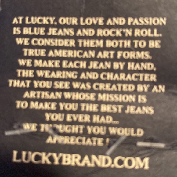 LUCKY BRAND MID RISE RELAXED FIT BOOTLEG DARK WASH BLUE JEANS 27/32 S 4 - Picture 7 of 7